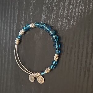 Alex and Ani Blue Bead Bracelet